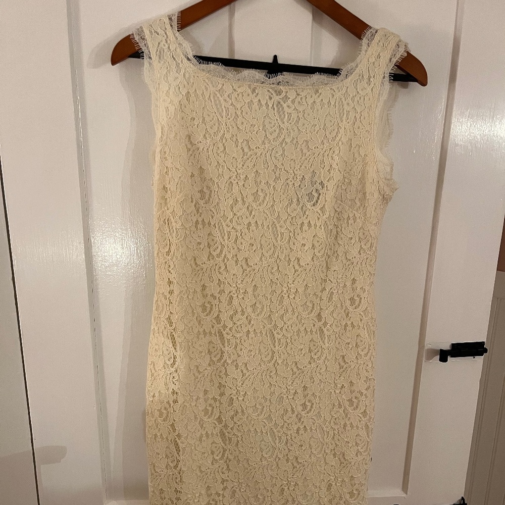 White lace dress